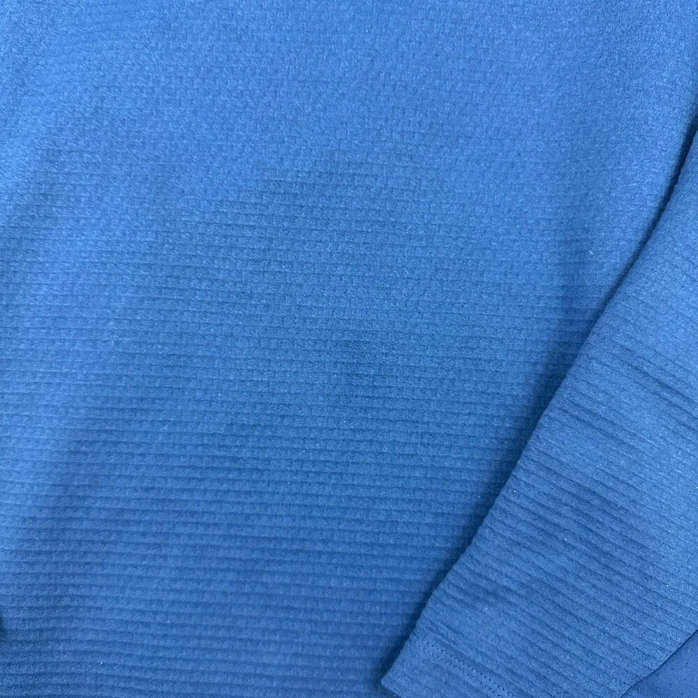 Nike Golf Sweater Men Medium Blue Therma Fit Pullover Embroidery Swoosh M *